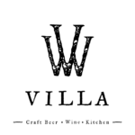 Villa craft beer & wine kitchen logo.